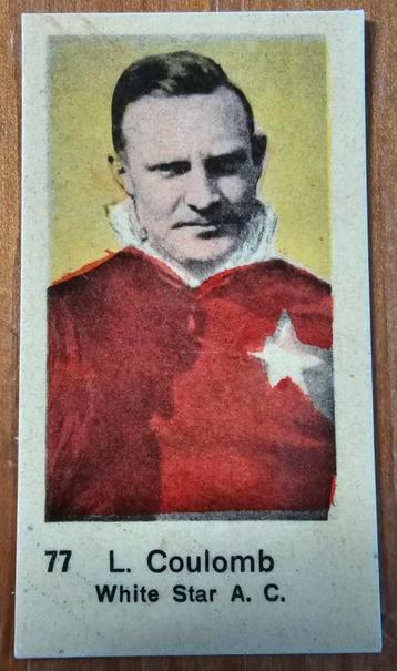 1930s (pre panini) 77. L. Coulomb White Star A.C. beschikbaar voor biedingen