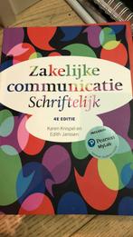 Zakelijke communicatie - Schriftelijk, 4e editie met MyLab N, Boeken, Ophalen of Verzenden, Nieuw, Karen Knispel