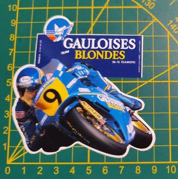 Sticker Team Gaulioses Blondes Moto Racing disponible aux enchères