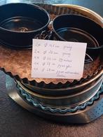 Bakvormen lot van 7 stuks, Hobby en Vrije tijd, Ophalen, Gebruikt, Taarten, Bakvorm