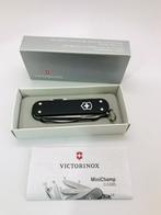 VICTORINOX SWISS ARMY KNIFE MINICHAMP ALOX BLACK NEW BOXED 1, Caravanes & Camping, Outils de camping, Neuf