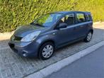 Nissan Note 14i **33.000km**  1ste eigenaar, Auto's, Nissan, Voorwielaandrijving, Stof, Zwart, Handgeschakeld