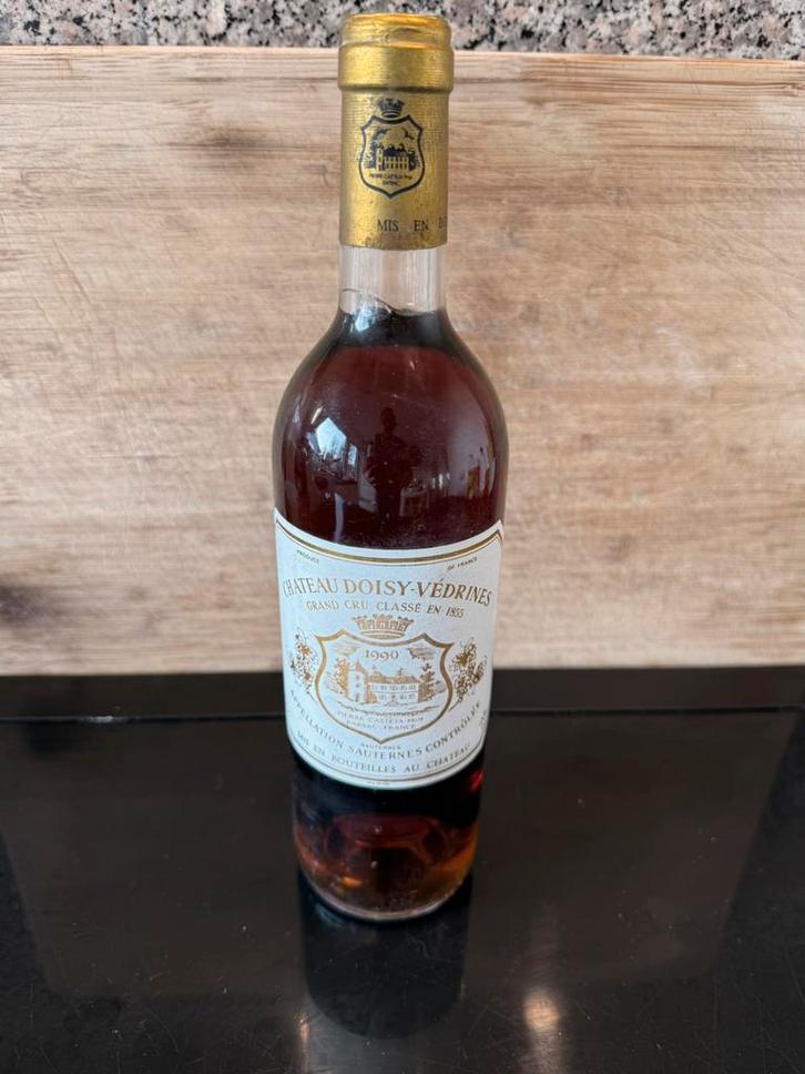 Château Doisy-Védrines 1990 - Grand Cru Classé Sauternes, Verzamelen, Wijnen, Zo goed als nieuw, Ophalen