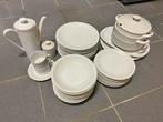 Servies wit, Ophalen