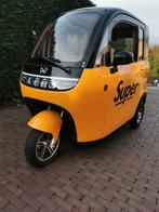 Elektrische brommobiel 45kmuzonder rijbewijs 2025 0488826971, Auto's, Automaat, USB, Achterwielaandrijving, Beige