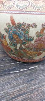 Antieke bloempotten 16,5 hoog 21cm diameter, Antiek en Kunst, Ophalen of Verzenden