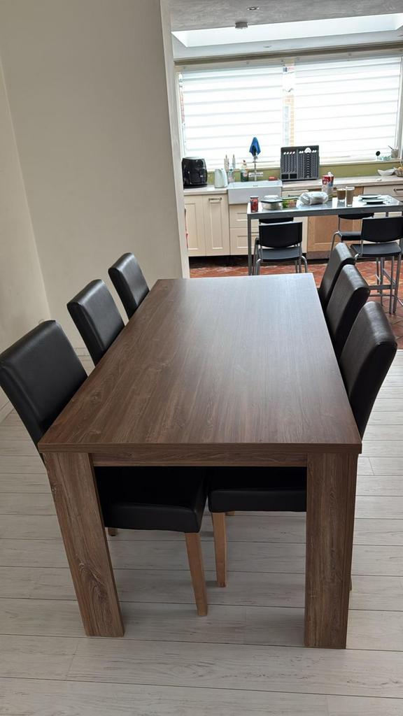 Eettafel, Huis en Inrichting, Complete eetkamers, Zo goed als nieuw, Ophalen of Verzenden