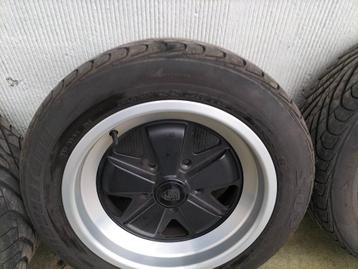 Fuchs Porsche replica velgen 16 duim, Auto-onderdelen, Banden en Velgen, Ophalen, Velg(en), 16 inch, All Season