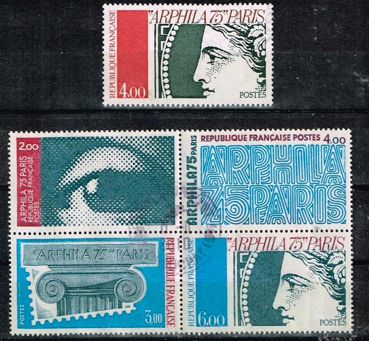 Timbres-poste de France - K 5414 - Arphila'75, Timbres & Monnaies, Timbres | Europe | France, Affranchi, Envoi
