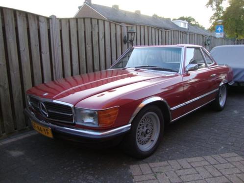 MERCEDES 350SL 1973 AUTOMAAT I.Z.G.STAAT, Auto's, Mercedes-Benz, Particulier, SL, Alarm, Lederen bekleding, Lichtmetalen velgen