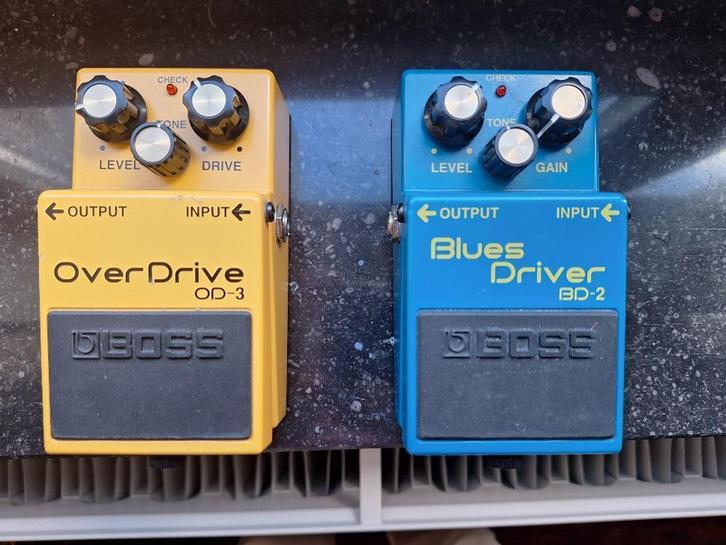 Boss drive /boost pedals, Muziek en Instrumenten, Effecten, Zo goed als nieuw, Distortion, Overdrive of Fuzz, Volume, Ophalen of Verzenden