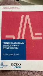 Filosofische en ethische vraagstukken in de gezondheidszorg, Boeken, Ophalen, Zo goed als nieuw, Ignaas Devisch