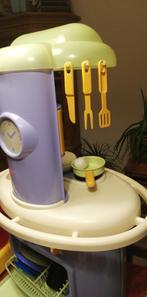 Petite cuisine Berchet, avec accessoires, Enlèvement, Utilisé, Plastique, Jouer à la cuisine