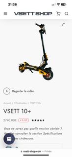 Vsett 10+ version pro, Vélos & Vélomoteurs, Trottinettes, Comme neuf