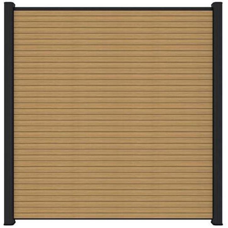 NewTechWood composiet scherm Triple, 180 x 180 cm, Red Cedar, Hobby en Vrije tijd, Overige Hobby en Vrije tijd, Nieuw, Verzenden