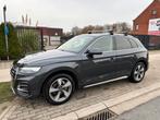 Zwarte Audi Q5 120kW Gasolie+elektrisch (2023), Auto's, Automaat, Q5, Zwart, Leder