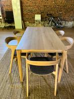 Ethnicraft - tafel en 6 stoelen BOK collectie, Ophalen, Nieuw