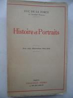 Histoire et Portraits: Duc de La Force, Antiek en Kunst, Antiek | Boeken en Manuscripten, Ophalen of Verzenden, Auguste de La Force