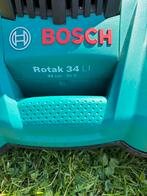 Bosch Rotak 34Li grasmachine op batterij, Comme neuf, Enlèvement ou Envoi