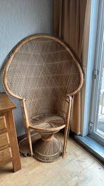 Rotan stoel, Huis en Inrichting, Ophalen, Gebruikt, Bruin, Riet of Rotan