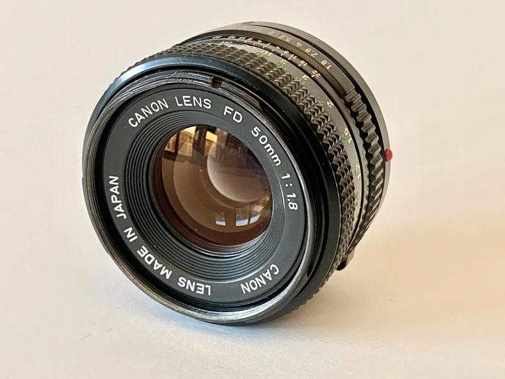 Prime lens Canon FD 50 mm 1.8, Audio, Tv en Foto, Foto | Lenzen en Objectieven, Gebruikt, Overige typen, Ophalen of Verzenden