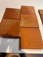 Oude terracotta tegels gekuist 17x17. 51m2 lot, Doe-het-zelf en Bouw, Ophalen, Gebruikt