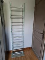 Glazen rek voor CD´s, DVD´s of boeken, Ophalen, Gebruikt, Glas, Cd's of Dvd's