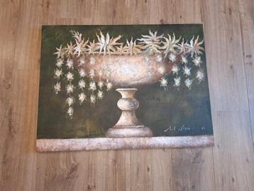 Zeer mooi schilderij, olieverf op doek beschikbaar voor biedingen