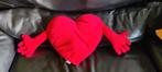 Coussin cœur Ikea, Enlèvement ou Envoi, Utilisé, Rouge, En forme de cœur