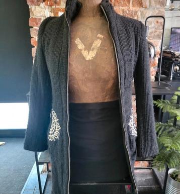 Manteau en grosse laine desigual, Ophalen, Zo goed als nieuw