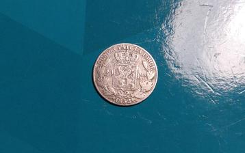 België 20 centiem zilver 1852 Leopold I - L• W•