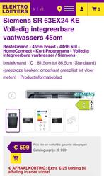 Vaatwasser Siemens, Elektronische apparatuur, Ophalen, Zo goed als nieuw, Inbouw