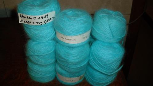 pelotes de laine ANGORA80%,couleur torrent 221,lot 393 g=43€, Hobby & Loisirs créatifs, Tricot & Crochet, Neuf, Tricot ou Crochet