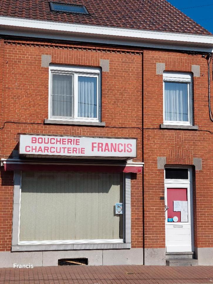 Maison mixte a usage boucherie ou autre commerce, Immo, Maisons à vendre, Province de Hainaut, Habitation avec espace professionnel