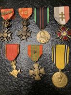 Medailles E.Hoffman, Belgisch-Franse verzetsstrijder 1940-45, Verzamelen, Ophalen of Verzenden, Landmacht, Lintje, Medaille of Wings