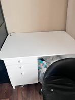 Tafel met lades in goede staat + stoel, Computers en Software, Laptoptafels, Ophalen, Gebruikt