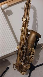 Custom tenorsaxofoon crampon evette, Muziek en Instrumenten, Ophalen, Met koffer