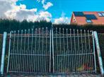 Hoeve poort in vol staal met palen, Tuin en Terras, Ophalen, Staal