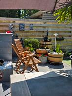 2 teakstoelen opklapbaar en plooibaar, Tuin en Terras, Ophalen, Zo goed als nieuw