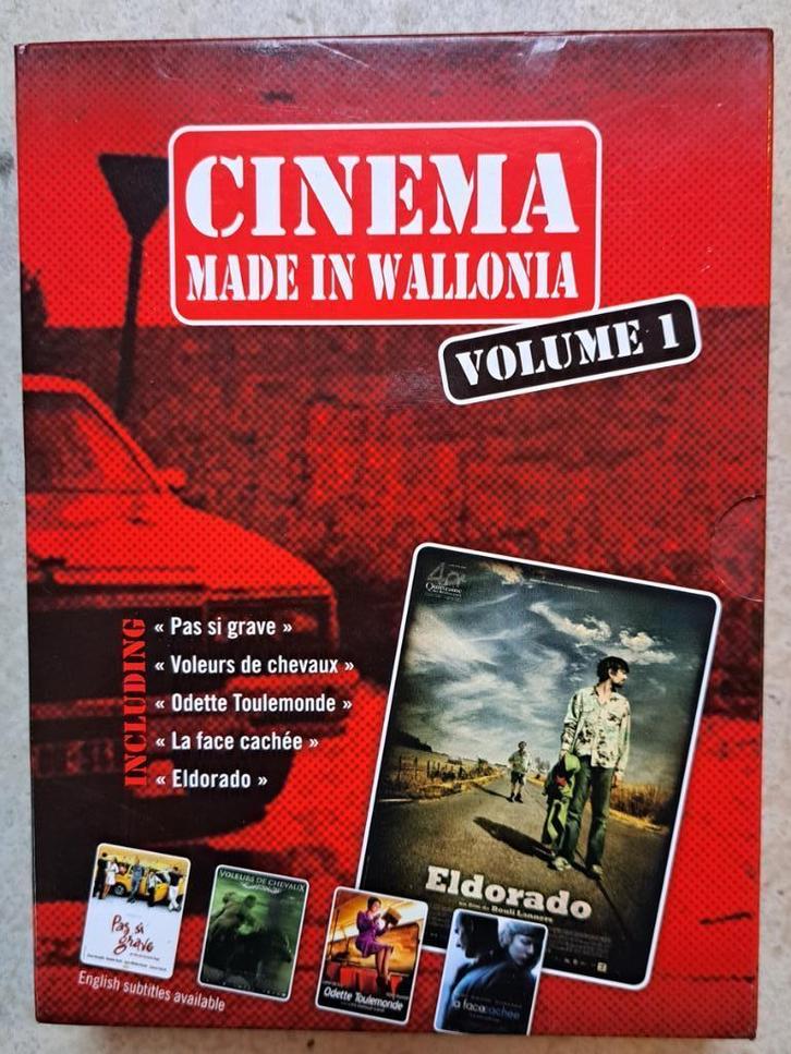 Box DVD 5 films cinema made in Wallonie(franç +st angl)vol 1, Cd's en Dvd's, Dvd's | Filmhuis, Verzenden