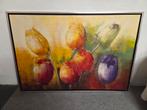 Schilderij tulpen olieverf Jochem de Graaf, Enlèvement, Comme neuf, Peinture