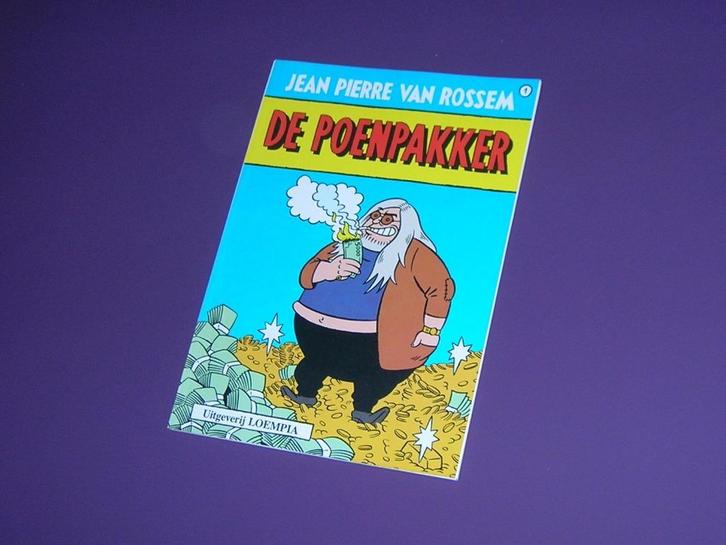 Stripverhaal Jean Pierre Van Rossem De Poenpakker, Livres, BD, Comme neuf, Une BD, Enlèvement ou Envoi