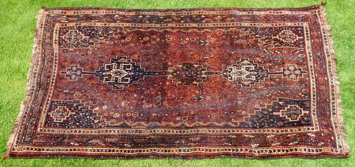 Oud oosters tribaal vloerkleed uit de jaren 30, Antiek en Kunst, Antiek | Tapijten, Tafelkleden en Textiel, Ophalen of Verzenden