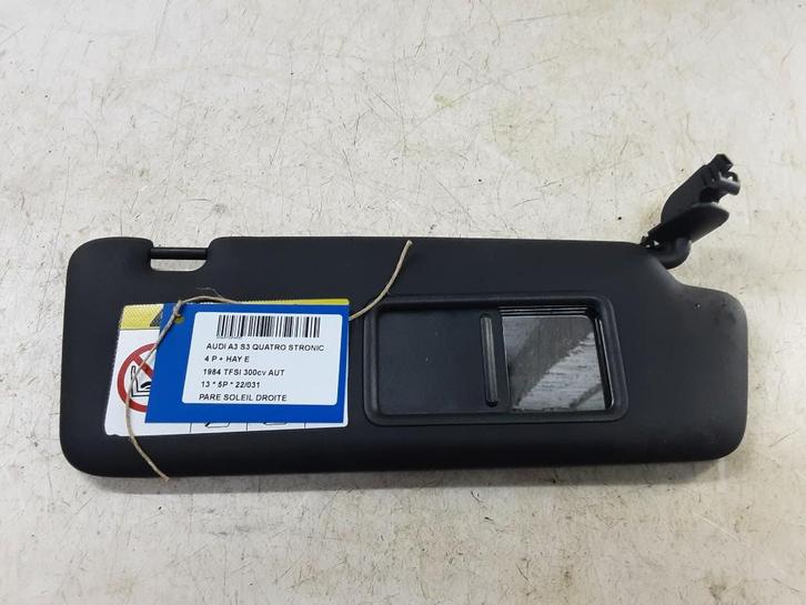 PARE-SOLEIL DROIT Audi S3 Sportback (8VA / 8VF), Autos : Pièces & Accessoires, Habitacle & Garnissage, Audi, Utilisé