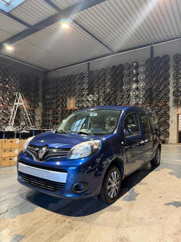 RENAULT KANGOO, Auto's, Renault, Particulier, Kangoo, Diesel, Euro 6, Handgeschakeld, Blauw, Blauw, Stof, Ophalen
