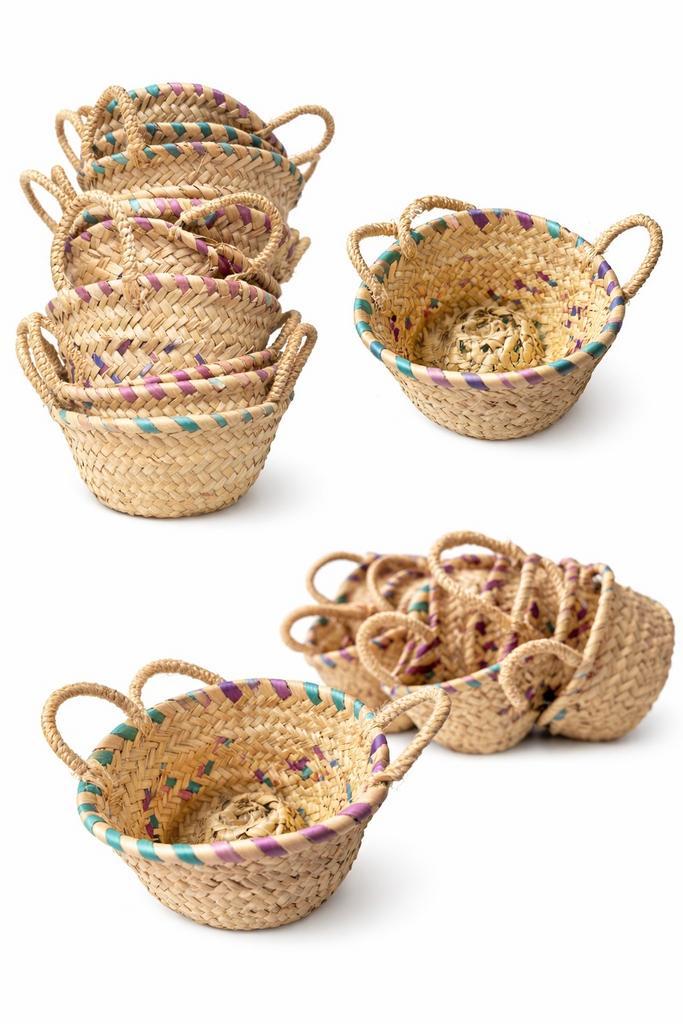 10 Marokkaans traditioneel broodmandje – handgemaakt, Huis en Inrichting, Keuken | Servies, Ophalen