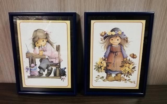 4 nieuwe lijsten 18 x 24 cm met prent Jaklien., Maison & Meubles, Accessoires pour la Maison | Cadres, Neuf, Enlèvement ou Envoi