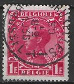 Belgie 1934/1935 - Yvert/OBP 403 - Leopold III 1 F.  (ST), Verzenden, Gestempeld, Gestempeld, Koninklijk huis