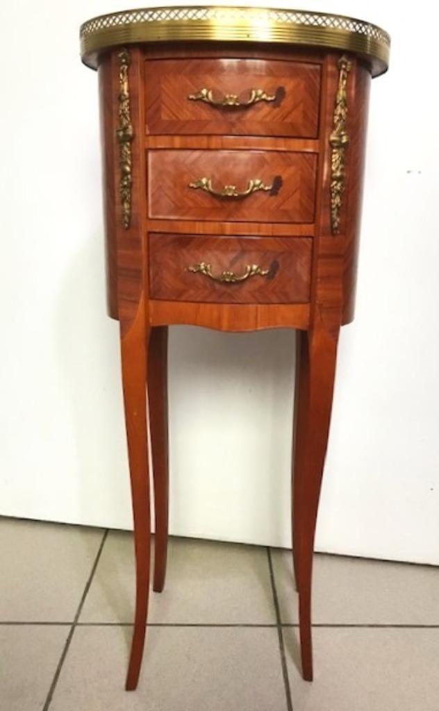 Bijzet tafel Empire Marqueterie 3 laden Antiek 😍✨💑🤗👌, Antiek en Kunst, Antiek | Meubels | Tafels, Ophalen of Verzenden