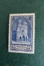 1938 France, Cathédrale de Reims 65+35 c, inutilisée, Enlèvement ou Envoi, Non oblitéré